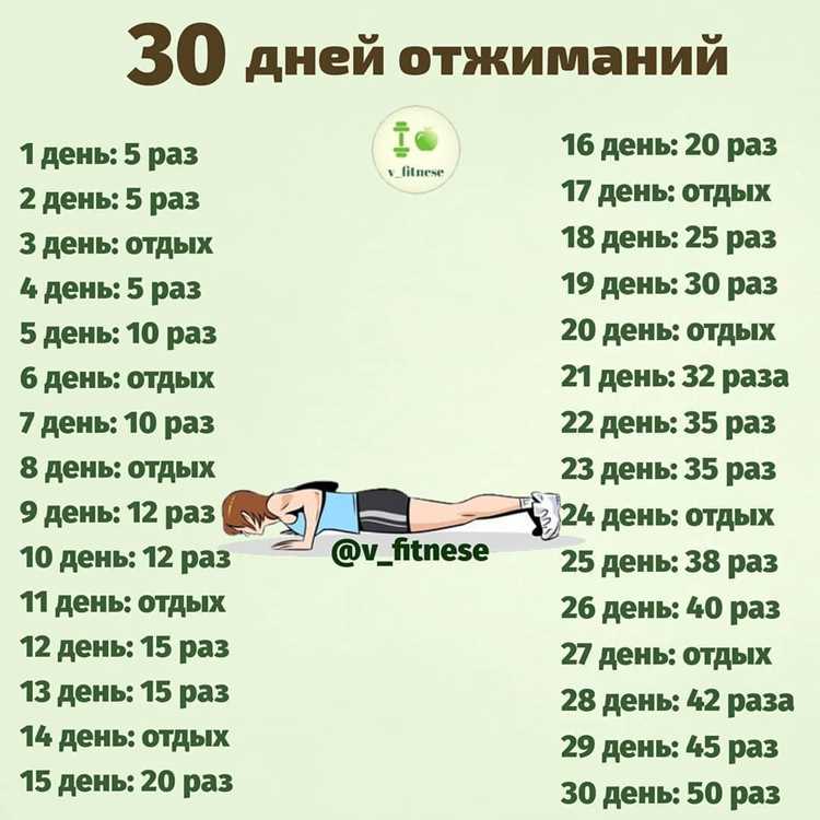 Сколько в день надо отжиматься для результата