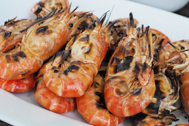 морепродукты на мангале